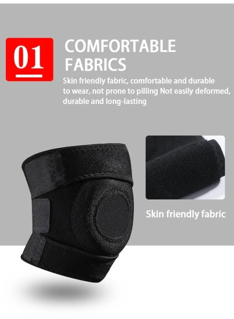 ترينفي دعامة ركبة قابلة للتعديل مع ضغط مزدوج ودعم للرضفة، دعامة ركبة من النيوبرين لحماية الغضروف الهلالي، وتخفيف آلام الرباط الصليبي الأمامي والرباط الجانبي الإنسي، مثبت ركبة رياضي قابل للتهوية للجري وكرة السلة وركوب الدراجات (للرجال والنساء). - Image 5